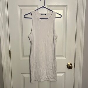 Talentless White Modal Tank Dress